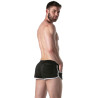 LEADER Short en mesh LOADED Noir-Banc